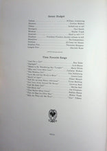 Load image into Gallery viewer, Senior Budget and Favorite Songs in 1911 West Waterloo High School Yearbook in Iowa
