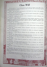 Load image into Gallery viewer, Seniors Class Will in 1914 West Waterloo High School Yearbook in Waterloo, Iowa

