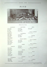 Load image into Gallery viewer, Vintage Picture of the Band in 1933 Charles City High School Yearbook in Floyd County, Iowa
