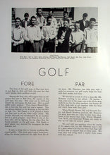 Load image into Gallery viewer, Golf Team Picture in 1942 East High School yearbook in Des Moines, IA
