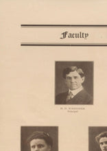 Load image into Gallery viewer, School Principal H.D. Waggoner in the 1911 Granite City Yearbook in Madison County, Illinois The Sphinx '11
