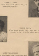 Load image into Gallery viewer, Pictures of senior students in 1913 Granite City High School Yearbook in Madison County, Illinois The Sphinx
