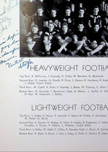 Load image into Gallery viewer, Football Team Players Pictures in the 1934 Riverside Brookfield High School Yearbook in Cook County, Illinois
