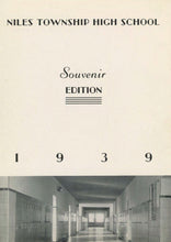 Load image into Gallery viewer, 1939 Niles Township High School Yearbook in Cook County, Illinois Souvenir Edition Reflections NileHi
