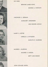 Load image into Gallery viewer, Vintage portrait pictures of Seniors Students in 1939 Niles Township High School (aka Niles East) Yearbook in Skokie, Illinois
