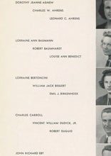 Load image into Gallery viewer, Vintage photos of Seniors in 1939 Niles Township High School in Cook County, Illinois (Skokie)
