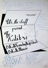 Load image into Gallery viewer, The Kalibre name of 1941 DeKalb Township High School Yearbook in DeKalb County, Illinois

