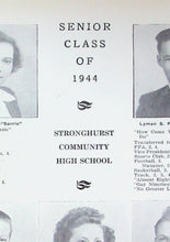 Load image into Gallery viewer, Senior Class Portrait Photos of Students in 1944 Stronghurst Community High School Yearbook in Henderson County, Illinois
