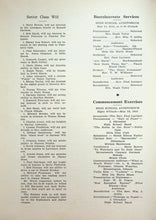 Load image into Gallery viewer, Senior Class Will in 1944 Stronghurst High School Yearbook in Henderson County, Illinois
