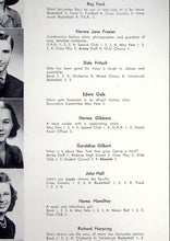 Load image into Gallery viewer, Portrait Photos of Seniors Students in 1945 Paris High School Yearbook in Edgar County, Illinois 
