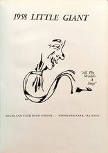 Load image into Gallery viewer, 1958 Highland Park High School Yearbook in Lake County, Illinois The Little Giant &#39;58
