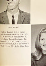 Load image into Gallery viewer, Portrait Photographs of Seniors students in 1967 Freeburg Community High School yearbook in St. Clair County, Illinois
