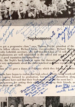 Load image into Gallery viewer, Sophomores in the 1949 Baldwin High School in Nassau County, New York

