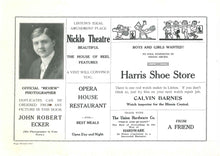 Load image into Gallery viewer, Old vintage advertising ads in the 1917 Linton High School Yearbook in Greene County, Indiana
