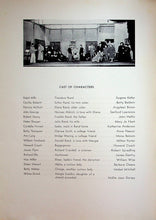 Load image into Gallery viewer, Student Play members and picture in 1937 Kokomo High School Yearbook in Indiana

