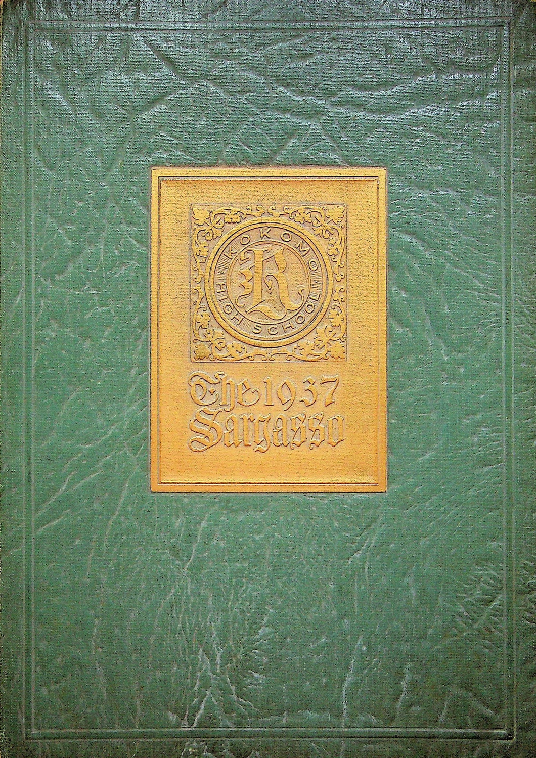 1937 Kokomo High School Yearbook in Indiana The Sargasso