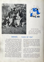 Load image into Gallery viewer, Seniors Class of 1947 Columbus High School Yearbook in Bartholomew County, Indiana Pictures Information
