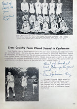 Load image into Gallery viewer, Cross Country Team Pictures in 1955 Columbus High School Yearbook in Bartholomew County, Indiana
