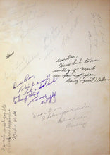 Load image into Gallery viewer, Student signatures in the 1945 Washington Rural High School yearbook in Bethel, KS
