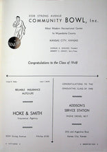 Load image into Gallery viewer, 1948 Argentine High School Yearbook Advertising 1940s
