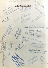 Load image into Gallery viewer, Student Autographs in cursive handwriting 1947 Lloyd Memorial High School yearbook
