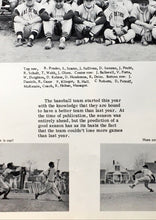 Load image into Gallery viewer, Basbeall Team Photo in the 1957 East Detroit High School Yearbook in Eastpointe, Michigan

