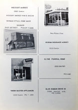 Load image into Gallery viewer, Old vintage ads in the 1957 East Detroit High School Yearbook in Macomb County, Michigan
