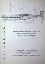 Load image into Gallery viewer, 1961 Sibley High School yearbook The Keewaydin &#39;61 in West Saint Paul, Minnesota
