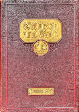 Townsend Harris Hall Prep School Yearbook in January 1925 Manhattan, NYC
