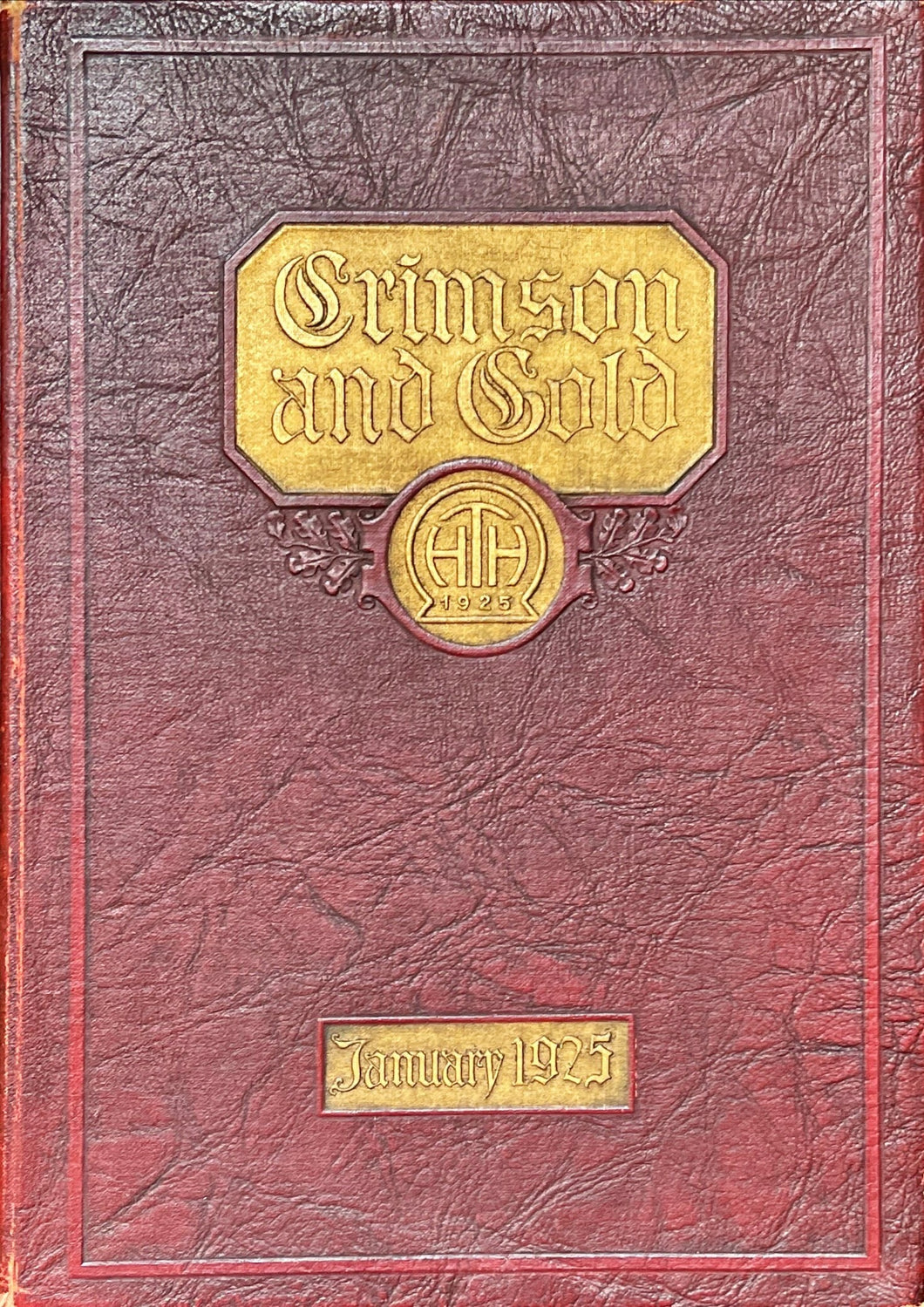Townsend Harris Hall Prep School Yearbook in January 1925 Manhattan, NYC
