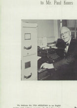 Load image into Gallery viewer, Photo of Mr. Paul Koors in the 1954 Ardsley High School Yearbook in Westchester County, New York
