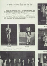 Load image into Gallery viewer, Basketball team players pictures in 1954 Ardsley High School Yearbook in Westchester County, NY
