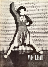 Load image into Gallery viewer, Old vintage photograph of cheerleader in 1955 Nelsonville High School yearbook in Athens County, Ohio
