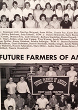 Load image into Gallery viewer, Photos of Future Farmers of America and Future Homemakers of America in 1958 West Alexandria High School yearbook
