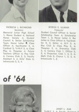 Load image into Gallery viewer, Yearbook page with portraits of Class of '64 students and their names. 1964 Canfield High School Yearbook in Mahoning County, Ohio
