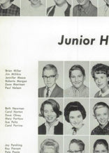 Load image into Gallery viewer, Vintage yearbook page with junior high class photos 1964 Canfield High School Yearbook in Mahoning County, Ohio
