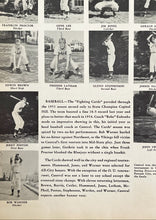 Load image into Gallery viewer, Baseball team pictures in the  1954 Central High School Yearbook in Oklahoma City
