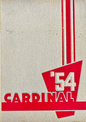 1954 Central High School Yearbook in Oklahoma City named The Cardinal