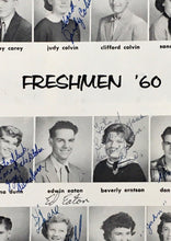 Load image into Gallery viewer, Freshmen students pictures in the 1957 Laurelwood Academy School Yearbook in Gaston, Oregon
