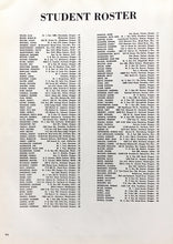 Load image into Gallery viewer, Student Roster in the 1957 Laurelwood Academy School Yearbook in Washington County, Oregon
