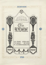 Load image into Gallery viewer, The Academe Yearbook for Academy High School in Erie, Pennsylvania in 1920
