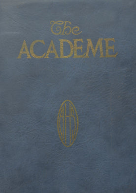 1922 Erie Academy High School Yearbook The Academe in Erie County, Pennsylvania