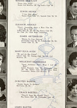 Load image into Gallery viewer, Vintage portrait photographs of Seniors Students in 1929 South Hills High School yearbook in Pittsburgh, PA
