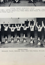 Load image into Gallery viewer, Picture of cheerleaders in 1939 Punxsutawney High School Yearbook in Jefferson County, Pennsylvania
