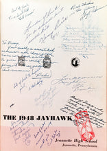 Load image into Gallery viewer, 1948 Jeannette High School Yearbook The Jayhawk
