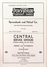 Load image into Gallery viewer, Vintage ads in the 1948 Jeannette High School Yearbook in Westmoreland County, Pennsylvania
