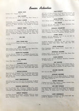 Load image into Gallery viewer, 1949 Cranberry High School Yearbook Senior Student Activities list of names
