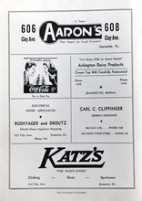 Load image into Gallery viewer, 1949 Jeannette High School Yearbook vintage old advertising in Westmoreland County, Pennsylvania
