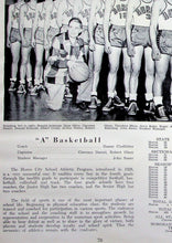 Load image into Gallery viewer, Photo of the basketball team in the 1951 Huron High School Yearbook, Beadle County SD
