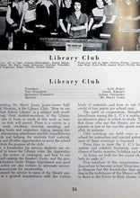 Load image into Gallery viewer, Photo of Library Club members in the 1951 Huron High School Yearbook Beadle County, South Dakota
